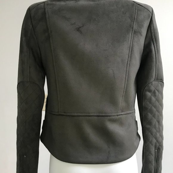 Vegan Suede Moto Jacket XS - NWT - Picture 7 of 10